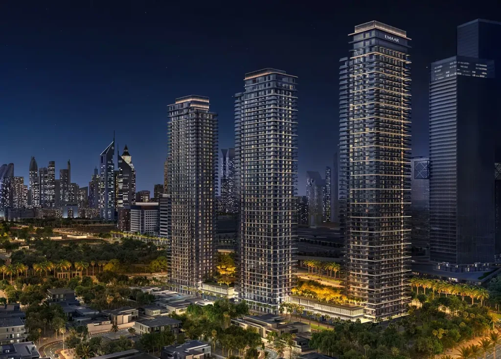 Emaar Address Residences Zabeel luxury towers in Dubai — benefits of buying property in Dubai for Indian investors